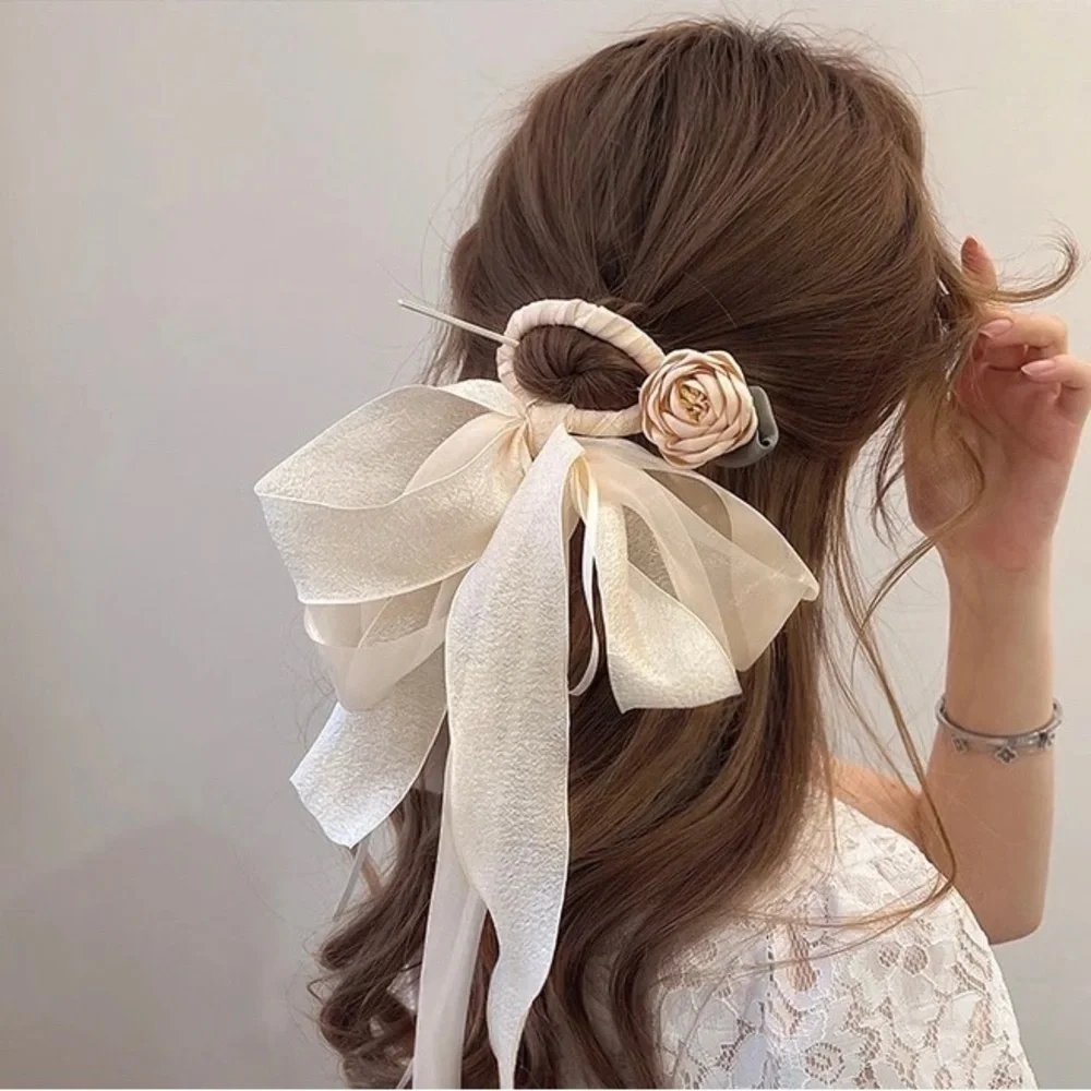 Long arrow bow Hair Pin